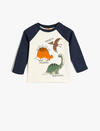 Koton Sweatshirt Erkek Bebek 5WMB10166TK Ekru