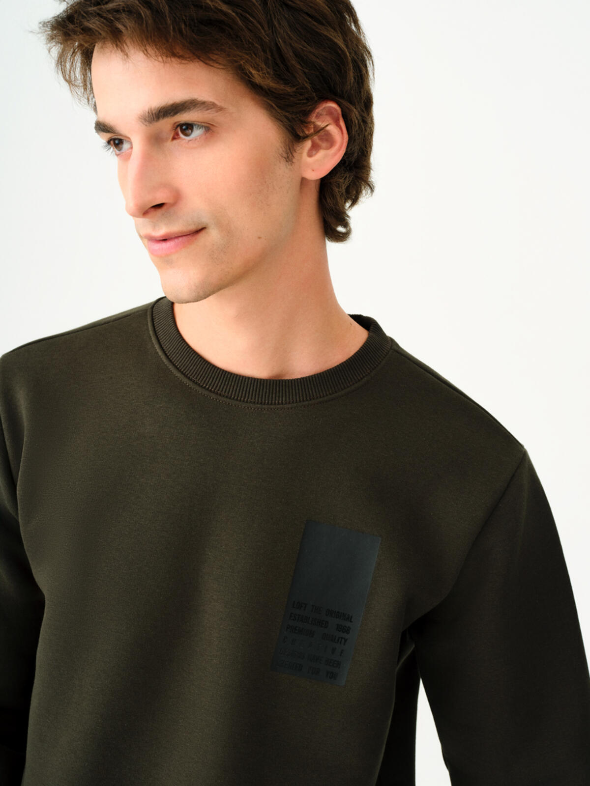 Loft Sweatshirt LF2034185 Koyu Haki