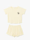 Koton Pijama Takımı 5SLK40023MK Sarı