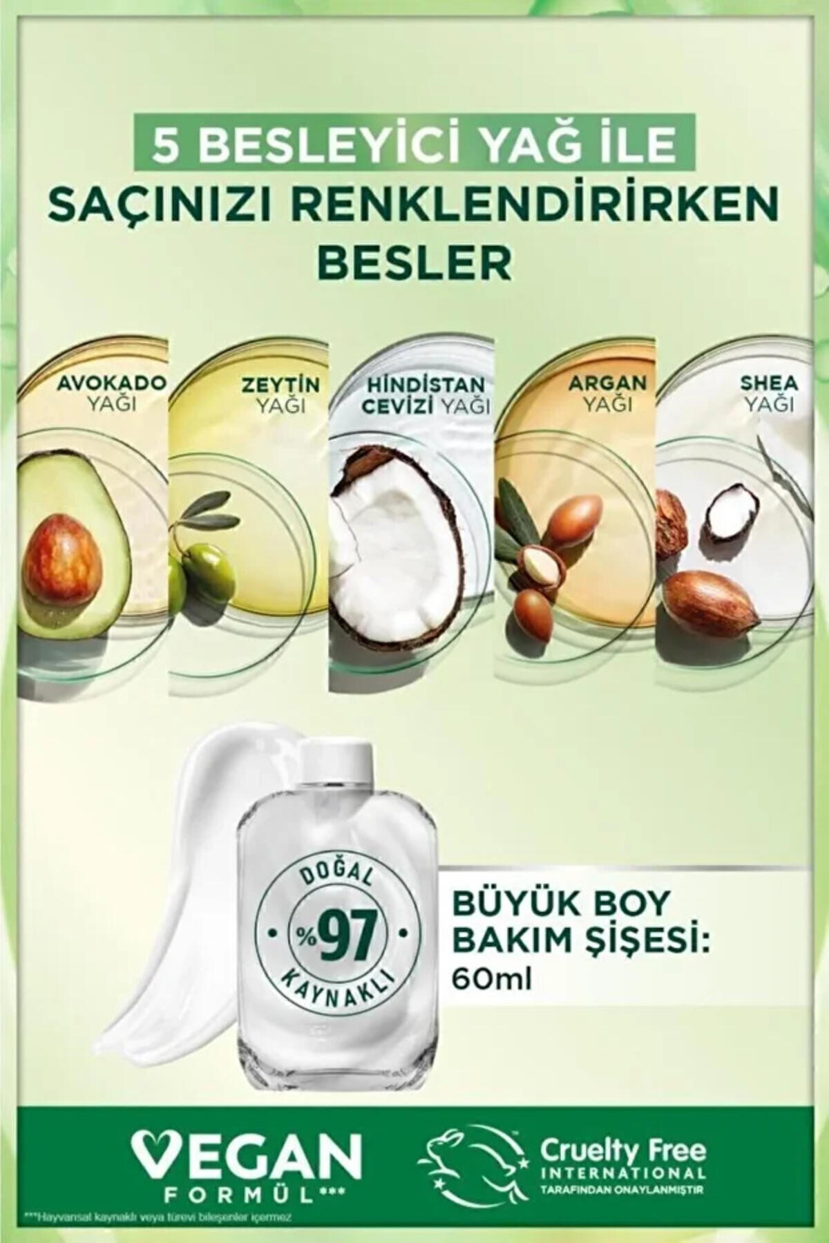Garnier Saç Boyası Nutrisse Ultra Creme No:5 Açık Kahve