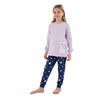 Rolypoly Pijama Takım Kız Çocuk RP3697-2 Açık İndigo