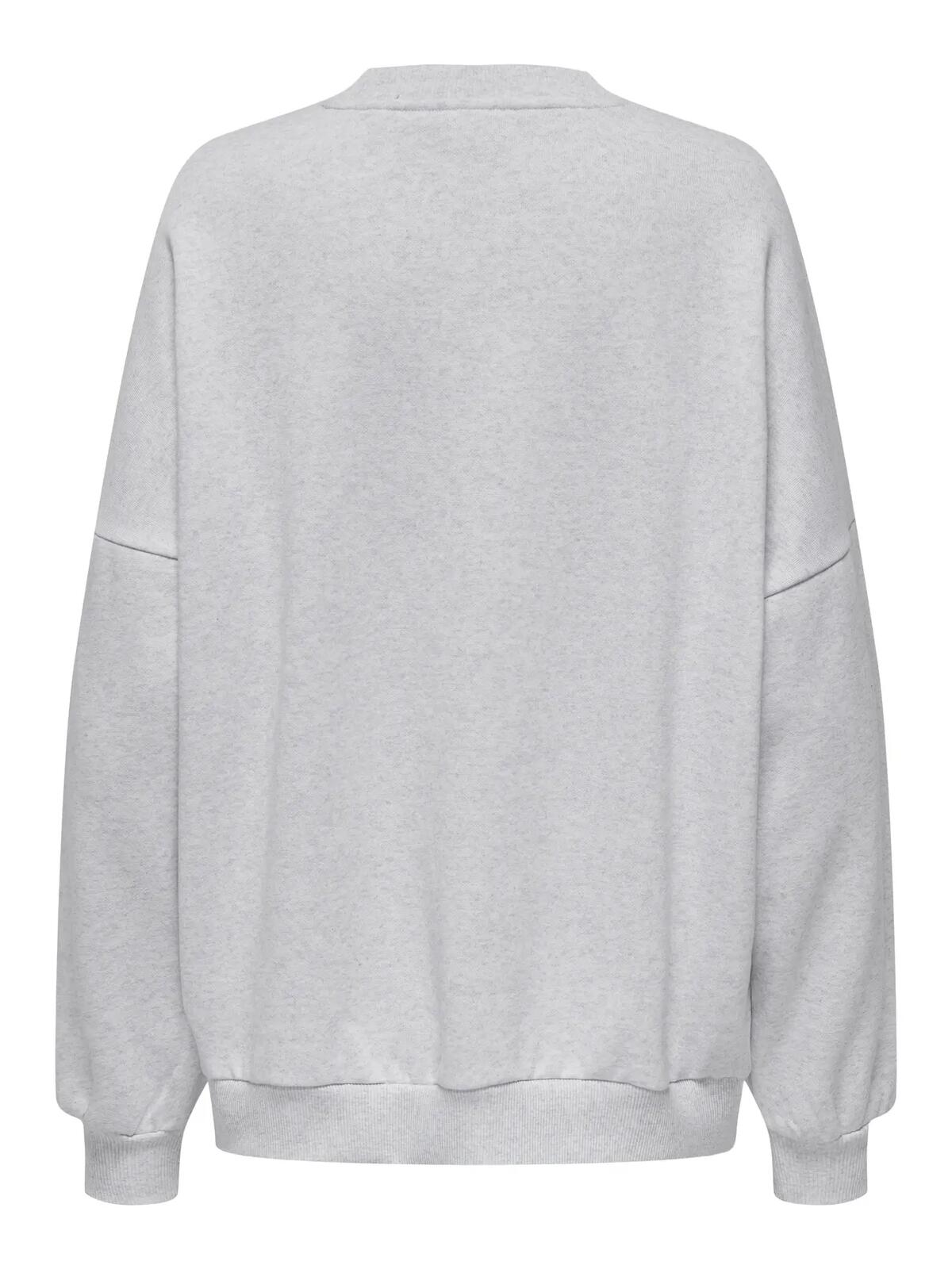 Only Sweatshirt 15337256 Açık Gri Melanj