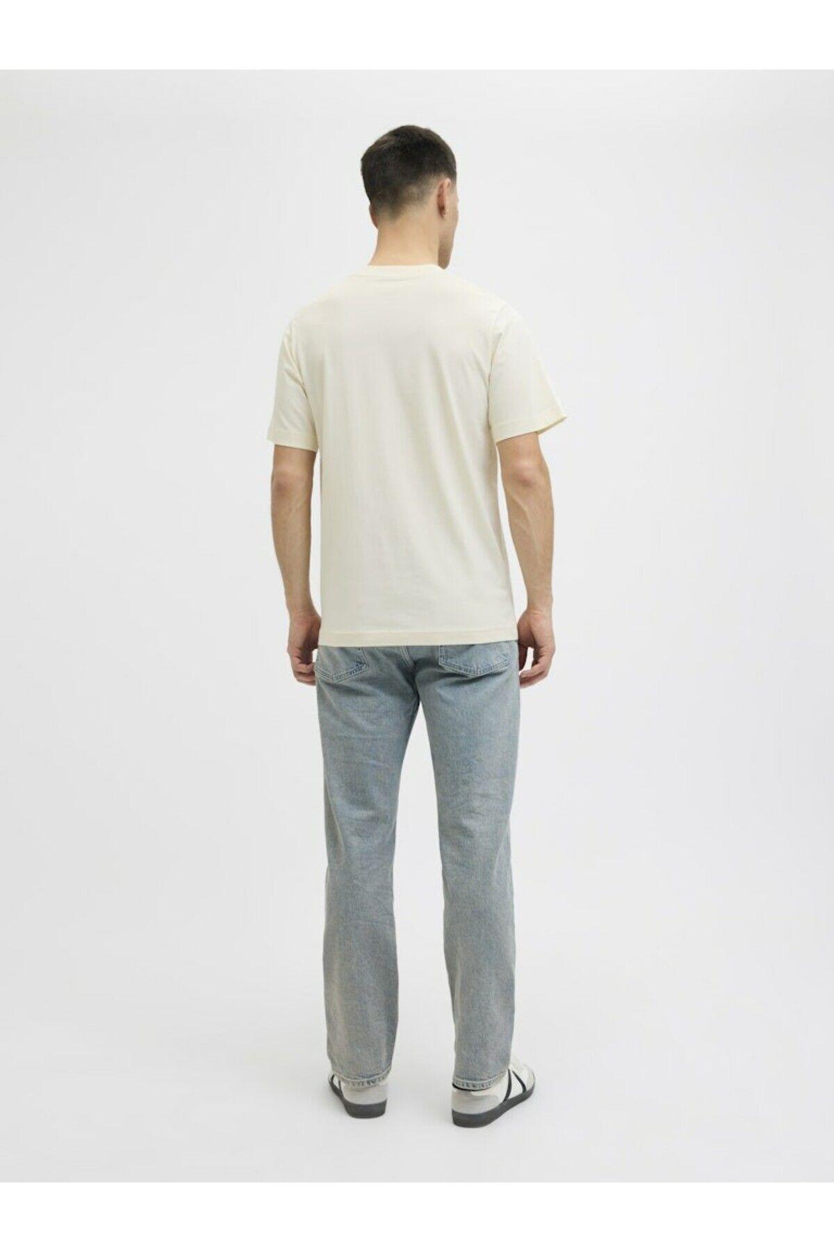 Jack&Jones Tişört 12281092 Krem