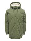 Only&Sons Parka 22025690 Yağ Yeşili