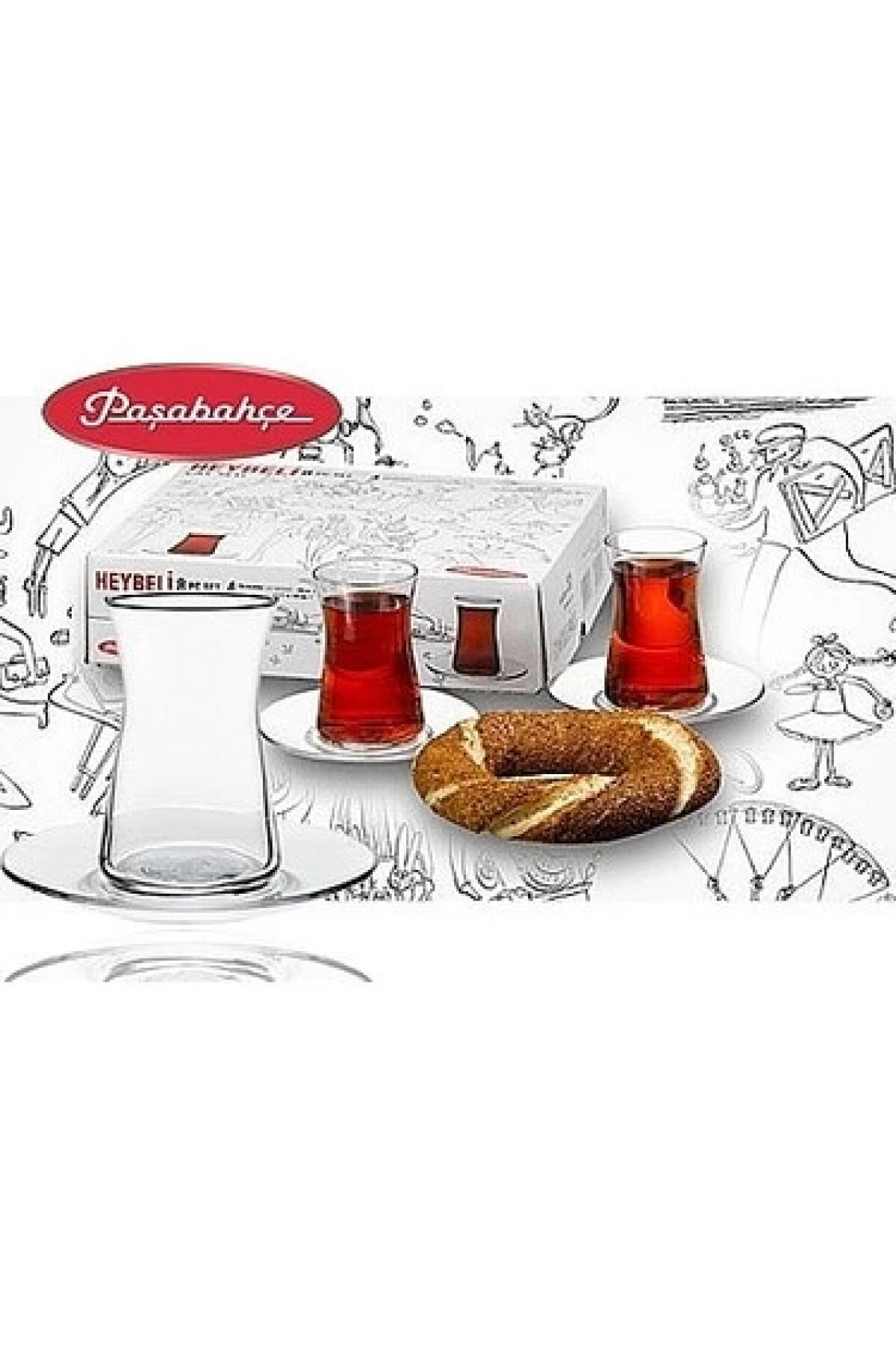 Paşabahçe Çay Bardağı 6Lı Heybeli 1105413 42361-2