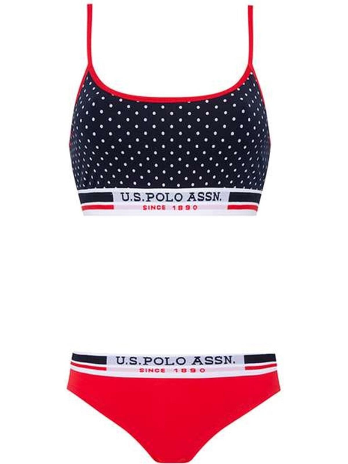 U.S Polo Assn. Büstiyer Şort Takım 66252 Lacivert