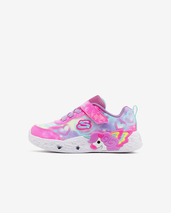 Skechers Unicorn Charmer Lil Heart Sparkles 303064N Pkmt