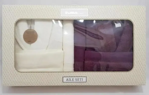 Özdilek Aile Seti Branch Krem-Mürdüm