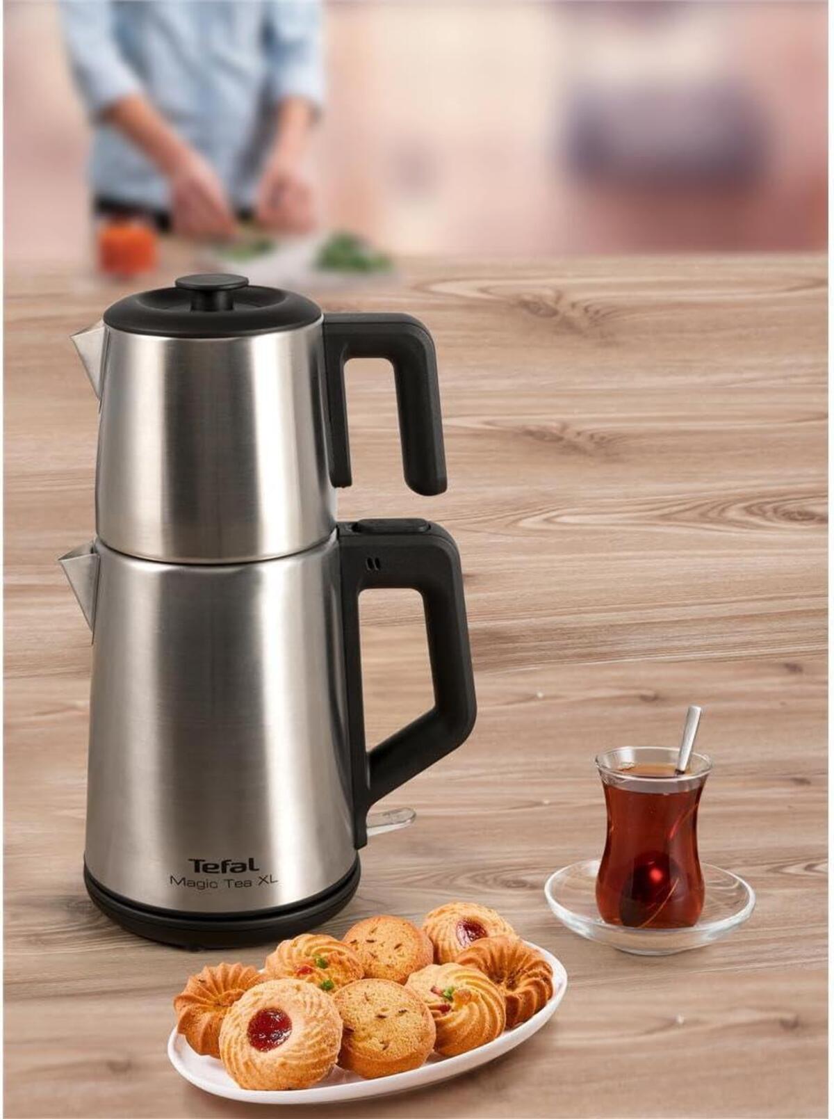Tefal Çay Makinesi Tea Magic Xl 44377 İnox 9100044377