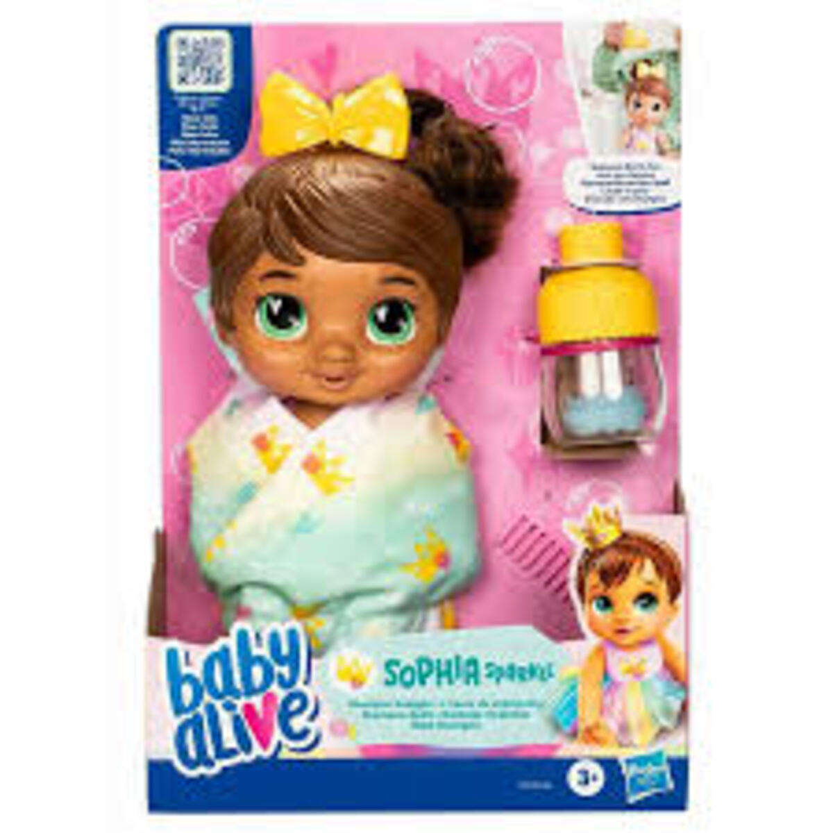 Hasbro Baby Alive Bebeğimle Şampuan Eğlencesi (Esmer) HAS-F9120