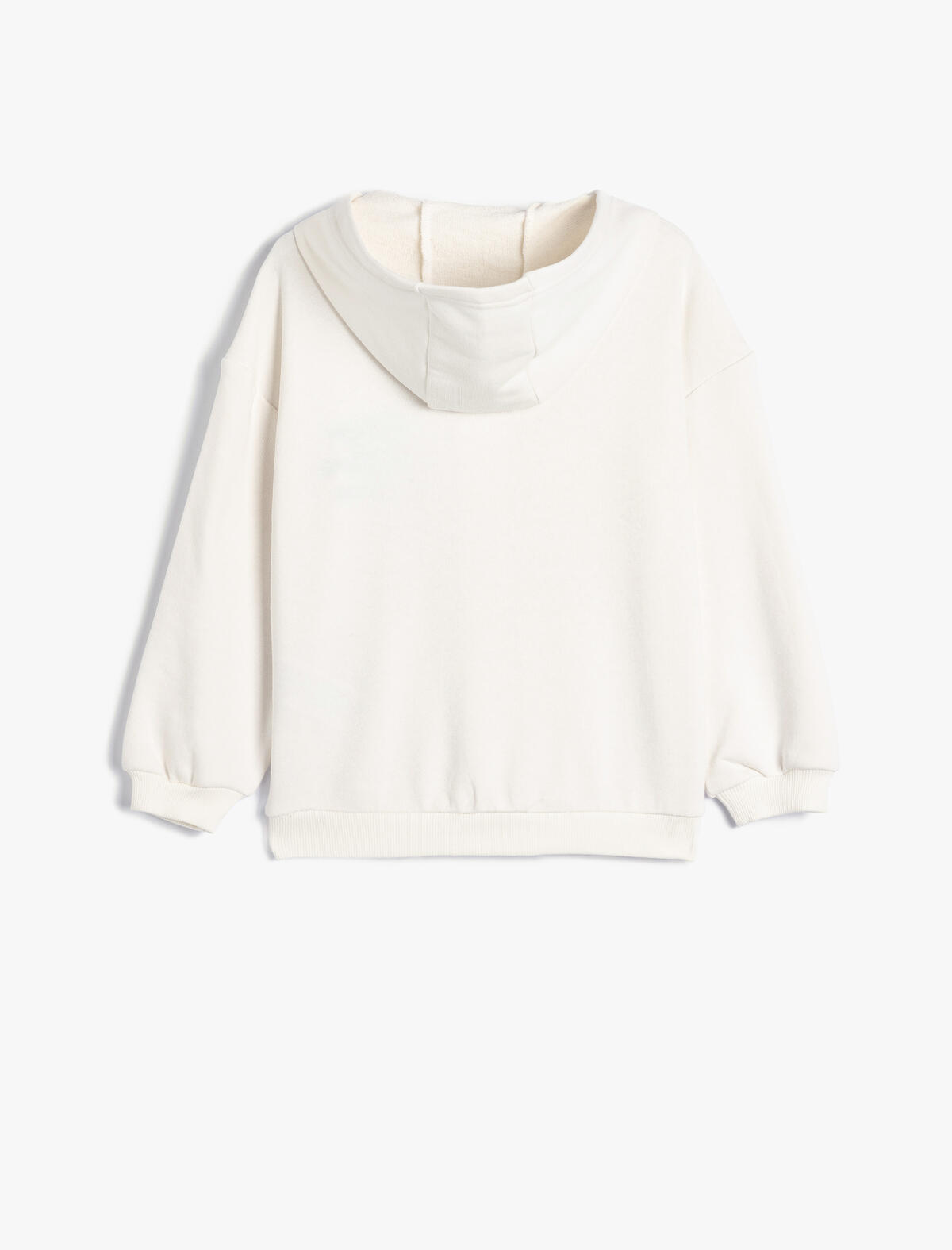 Koton Sweatshirt Kız Çocuk 5WKG10314AK Ekru