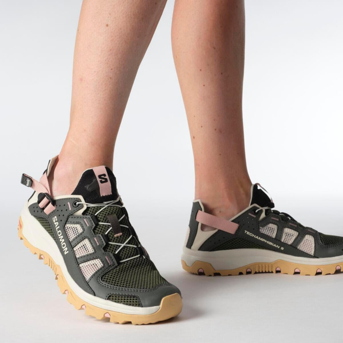 Salomon Techamphibian 5 W L47750800 Gri-Pembe