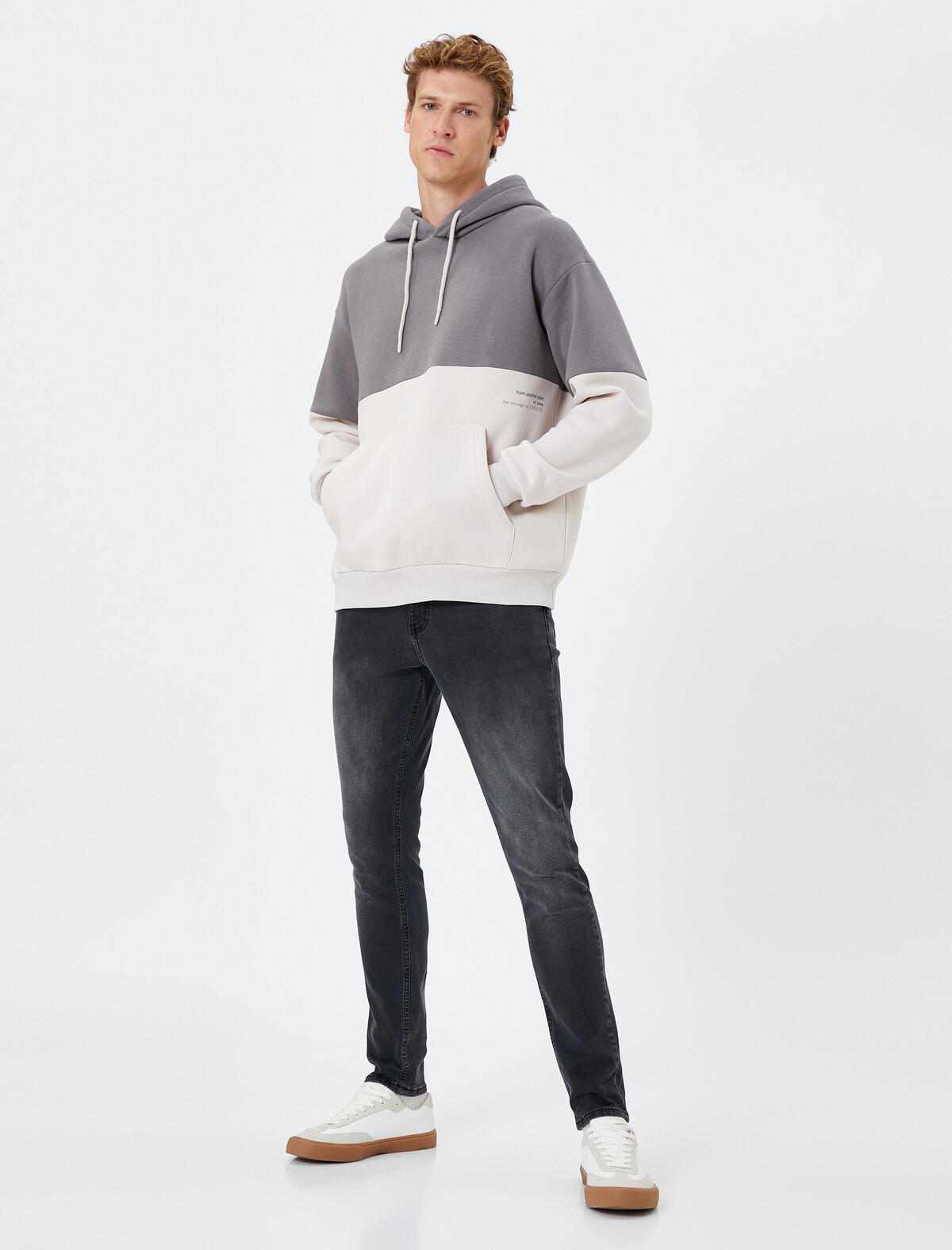 Koton Sweatshirt 4WAM70045MK Antrasit