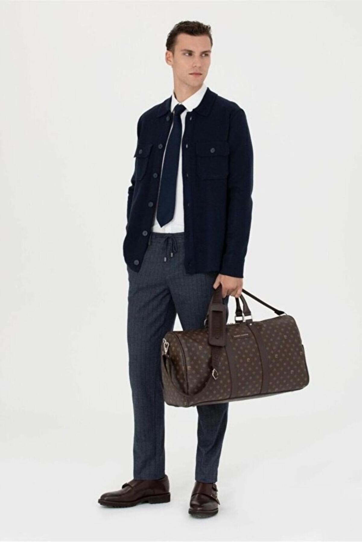 Pierre Cardin Seyahat Çantası 04PC001207-B Kahve