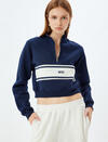 Koton Sweatshirt 5WAK10052EK Lacivert