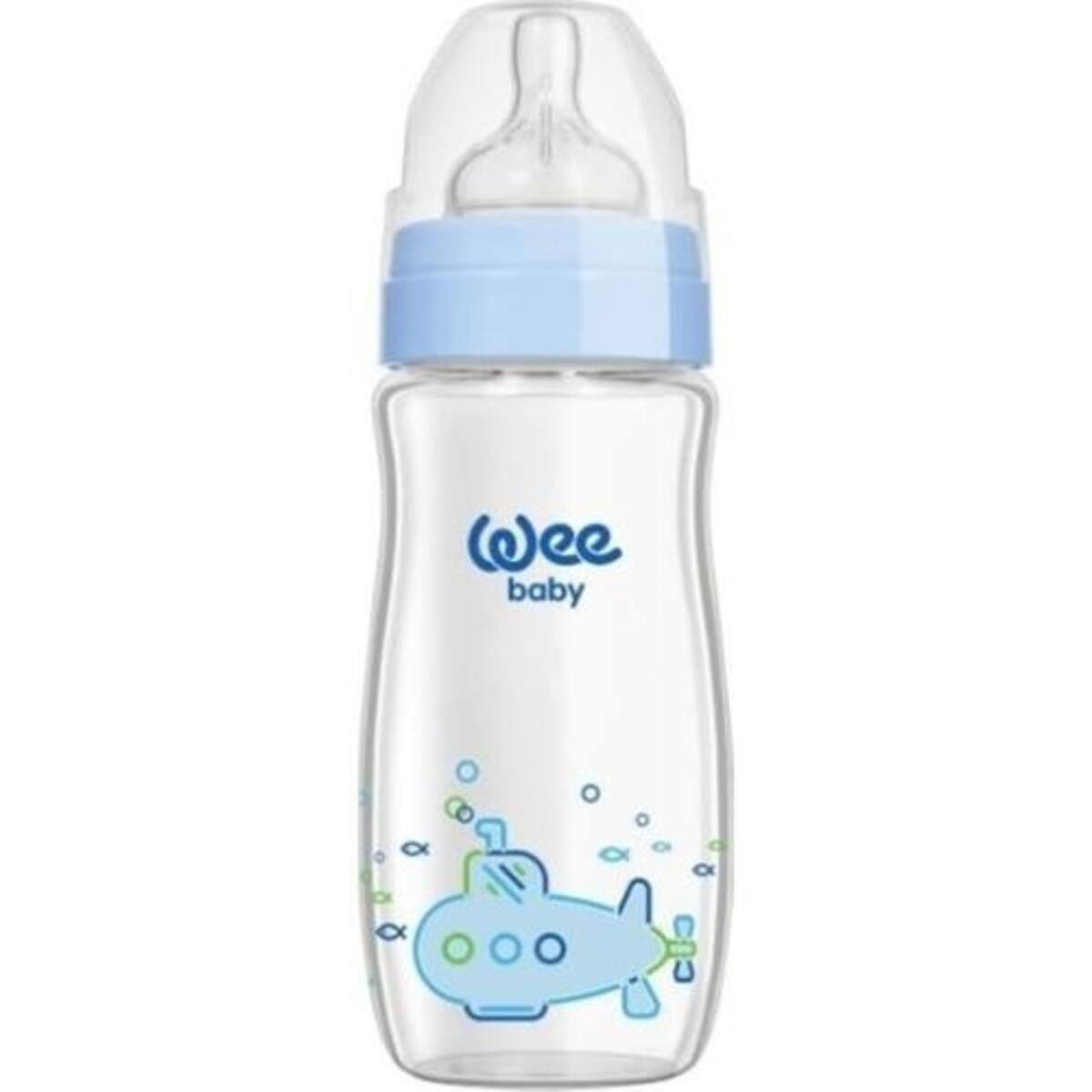 Wee Baby Biberon Geniş Ağızlı Isıya Day.Cam 280ML RB141