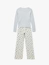 Koton Pijama Takımı 6WLK40155MK Ekru Desenli
