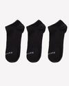 Skechers U Low Cut 3 Pack Sock S212300-001 Black 39-42