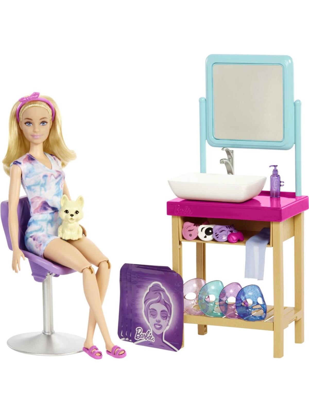 Barbie Welness Işıltı Dolu Spa Günü Oyun Seti MTL-HCM82