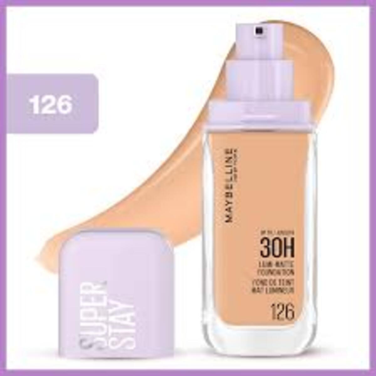 Maybelline Fondöten Lumi Matte No:126