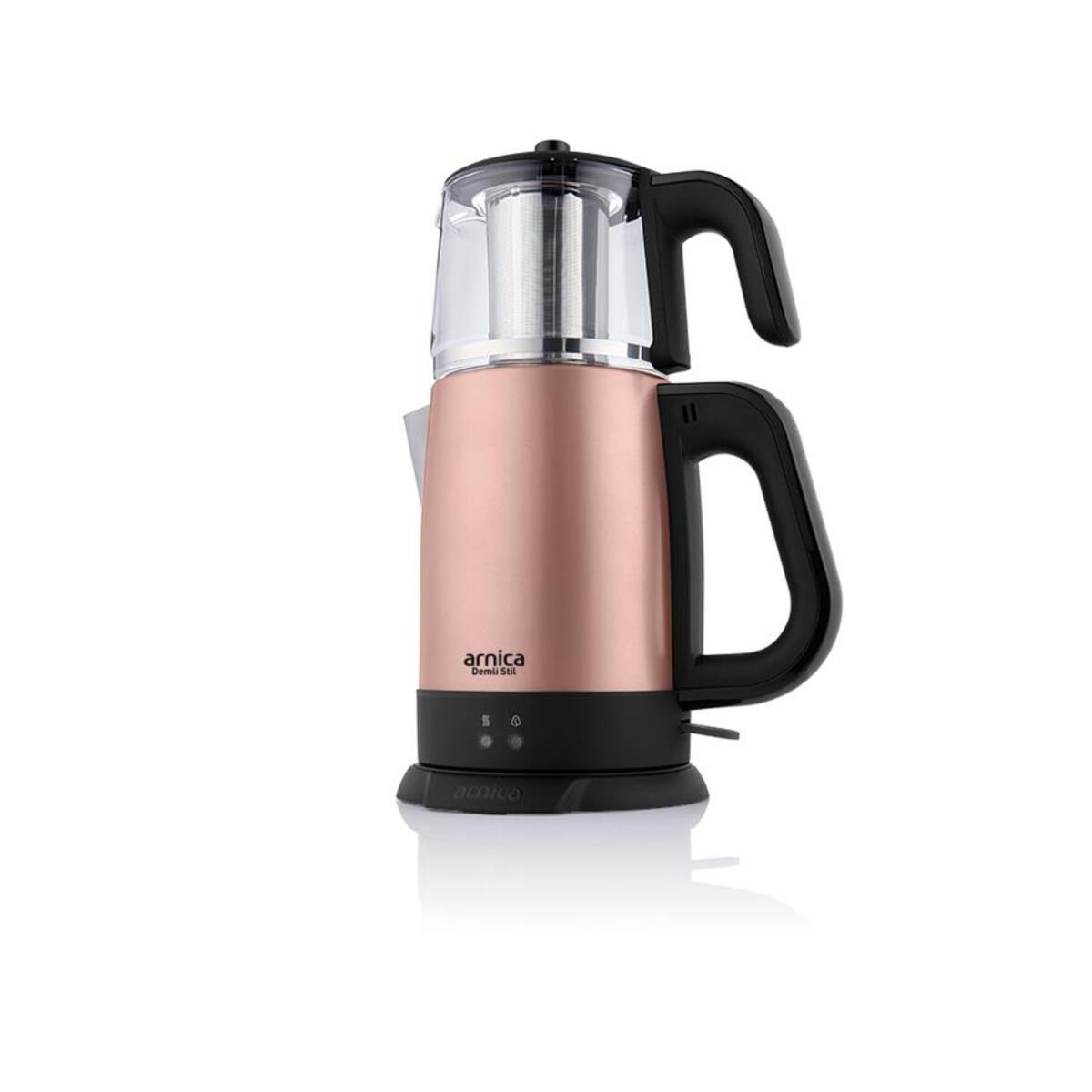 Arnica Çay Makinesi Demli Stil Cam İh33200 Rose