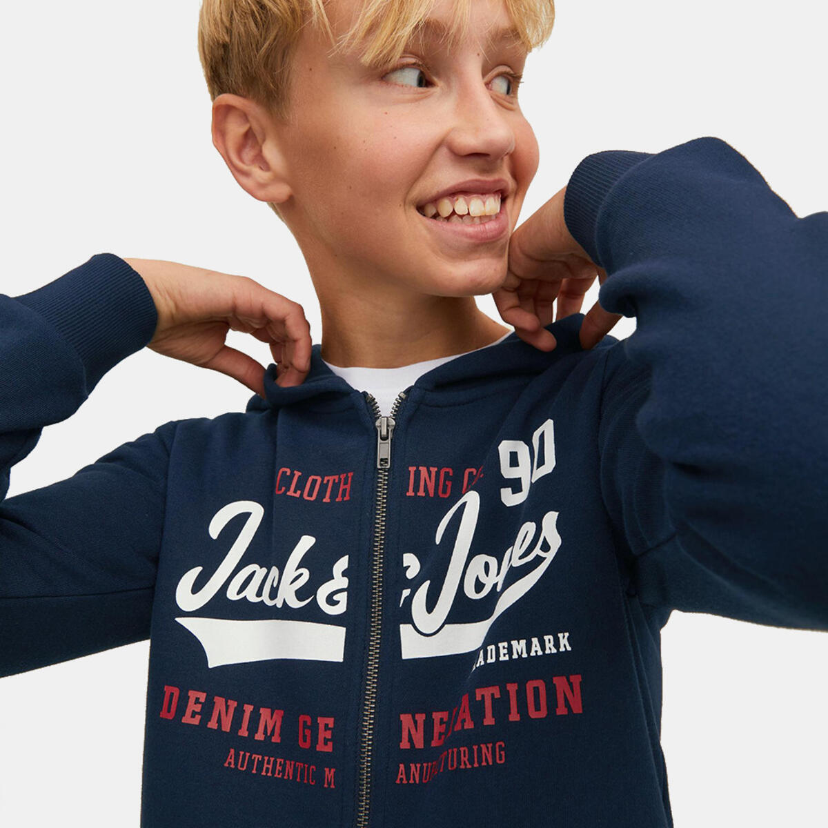 Jack&Jones Junior Sweatshirt Erkek Çocuk 12218049 Lacivert