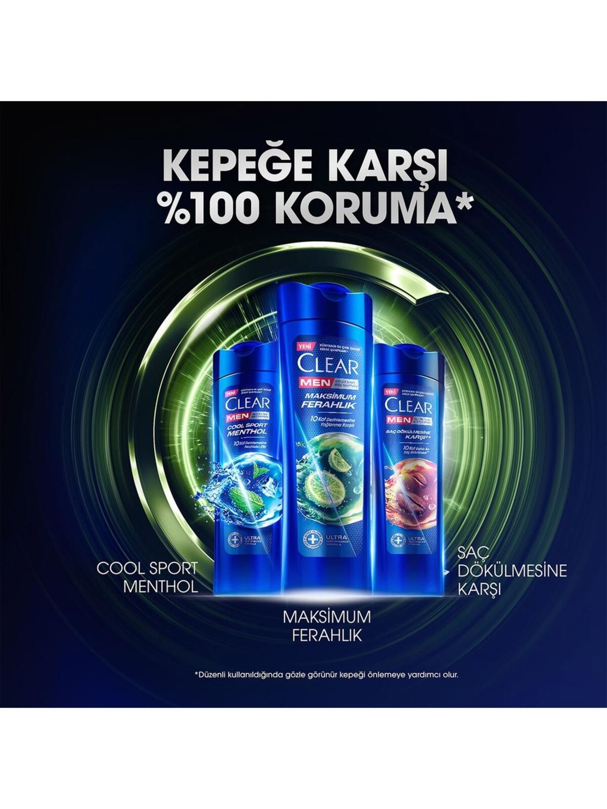 Clear Men Şampuan Maksimum Ferahlık 350Ml