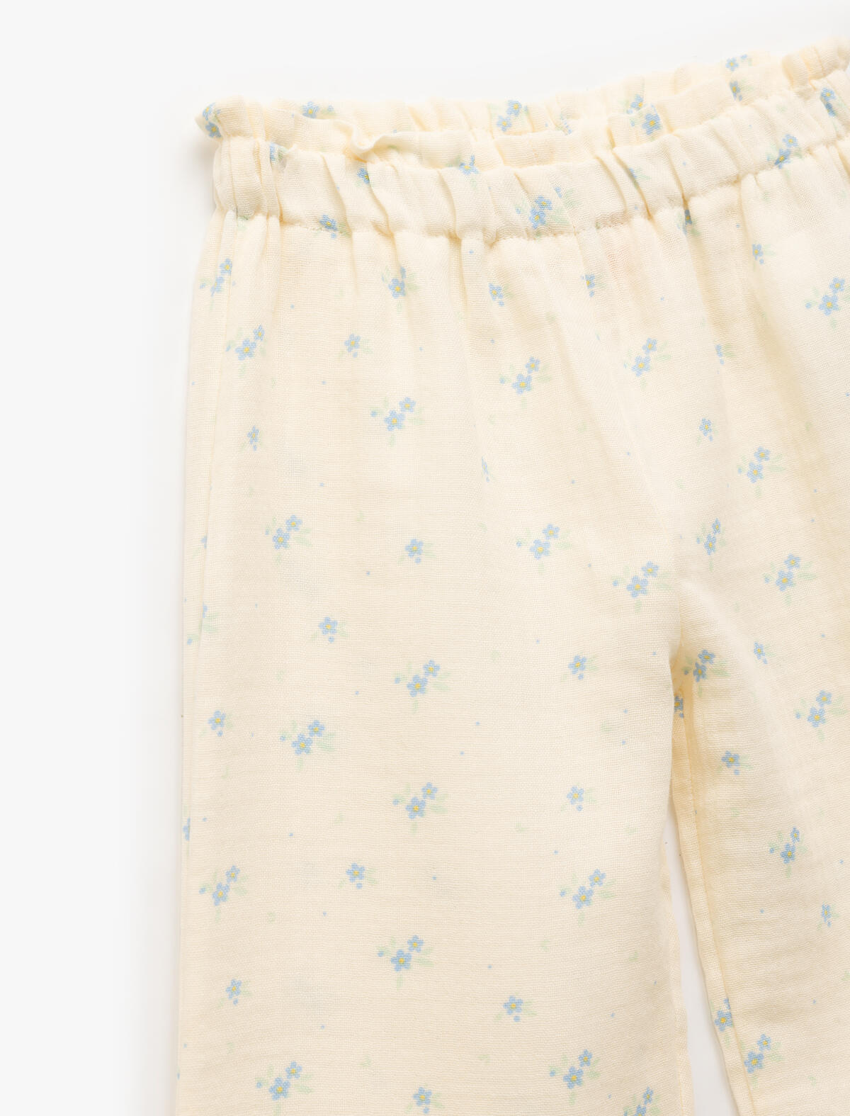 Koton Pantolon Kız Bebek 5SMG40013AW Ekru Desenli