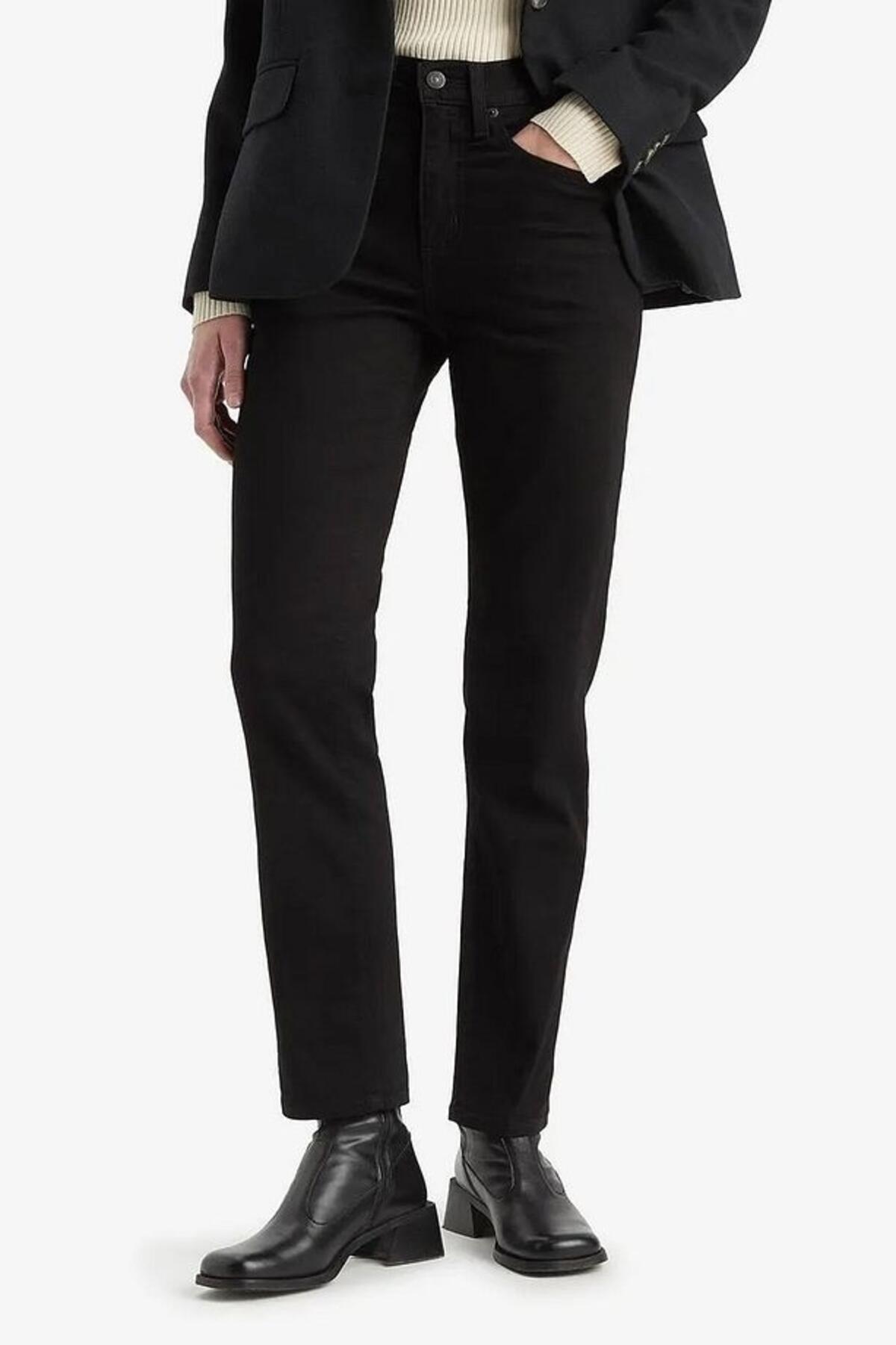 Levis Pantolon 724 High Rise Straight A7744-0010 Siyah
