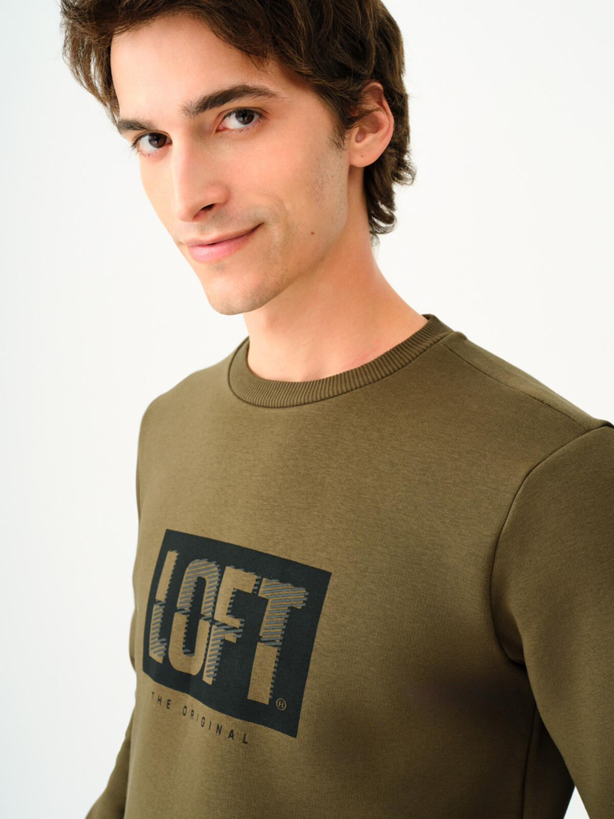 Loft Sweatshirt LF2038245 Koyu Haki