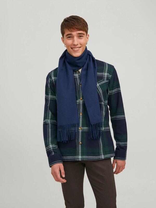 Jack&Jones Atkı 12146197 Lacivert One Size