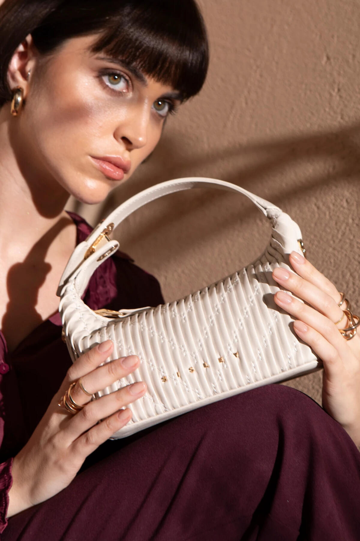 Sisley Kadın El Çantası SLY_170 Beyaz