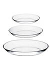 Paşabahçe Kayık Tabak Set 3 Lü Invıtatıon 1090067 96501