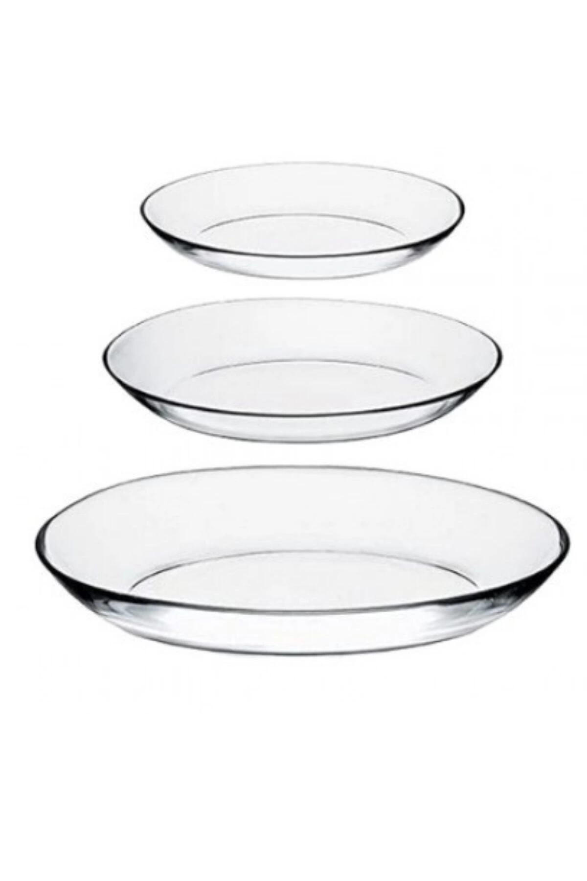 Paşabahçe Kayık Tabak Set 3 Lü Invıtatıon 1090067 96501