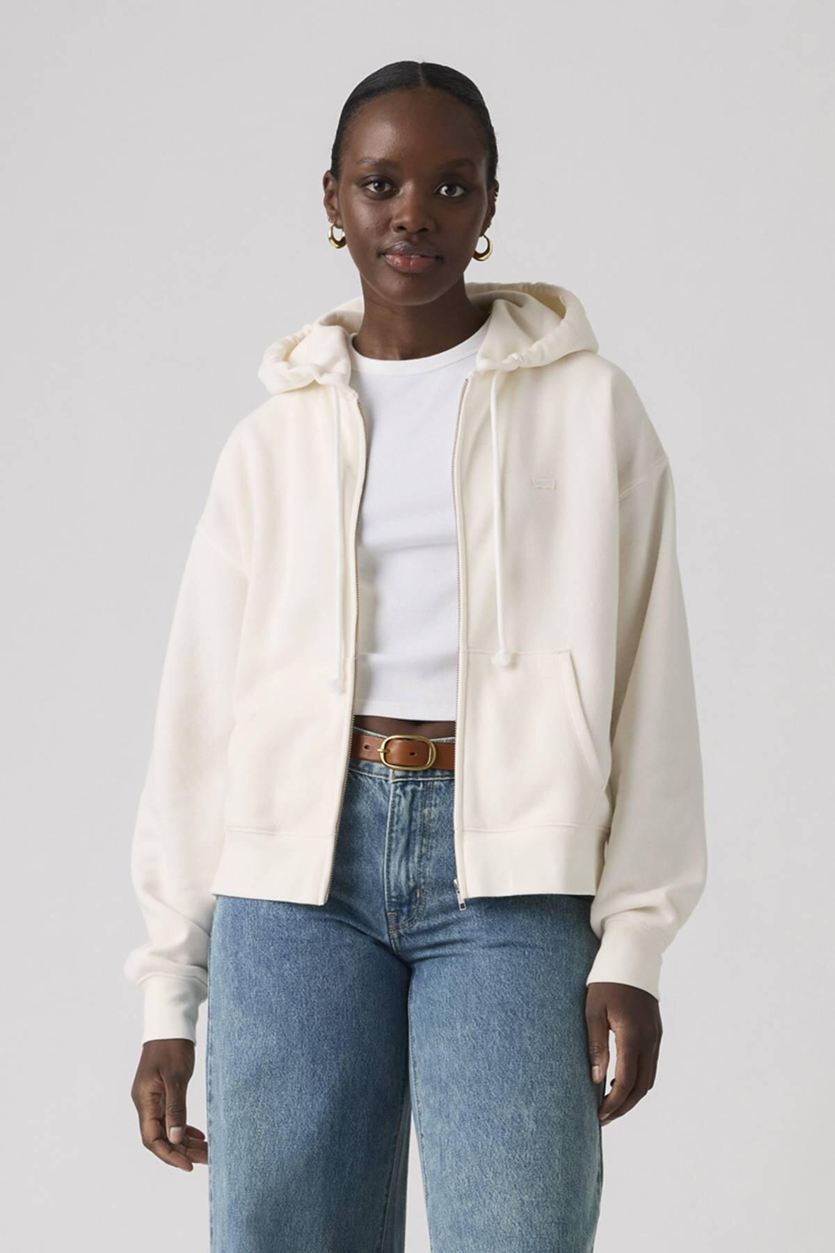 Levis Kadın Sweatshirt 001U1-0003 Beyaz