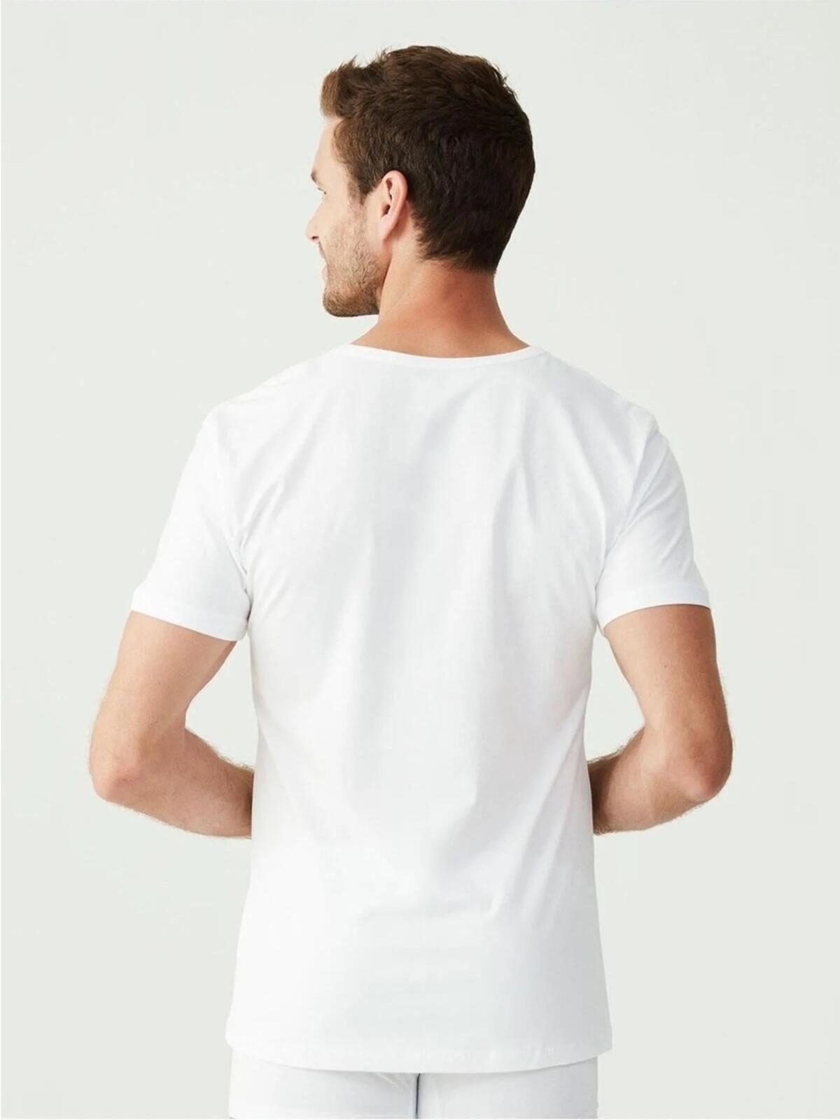 U.S Polo Assn. Erkek Tişört 2Li 80199 Beyaz