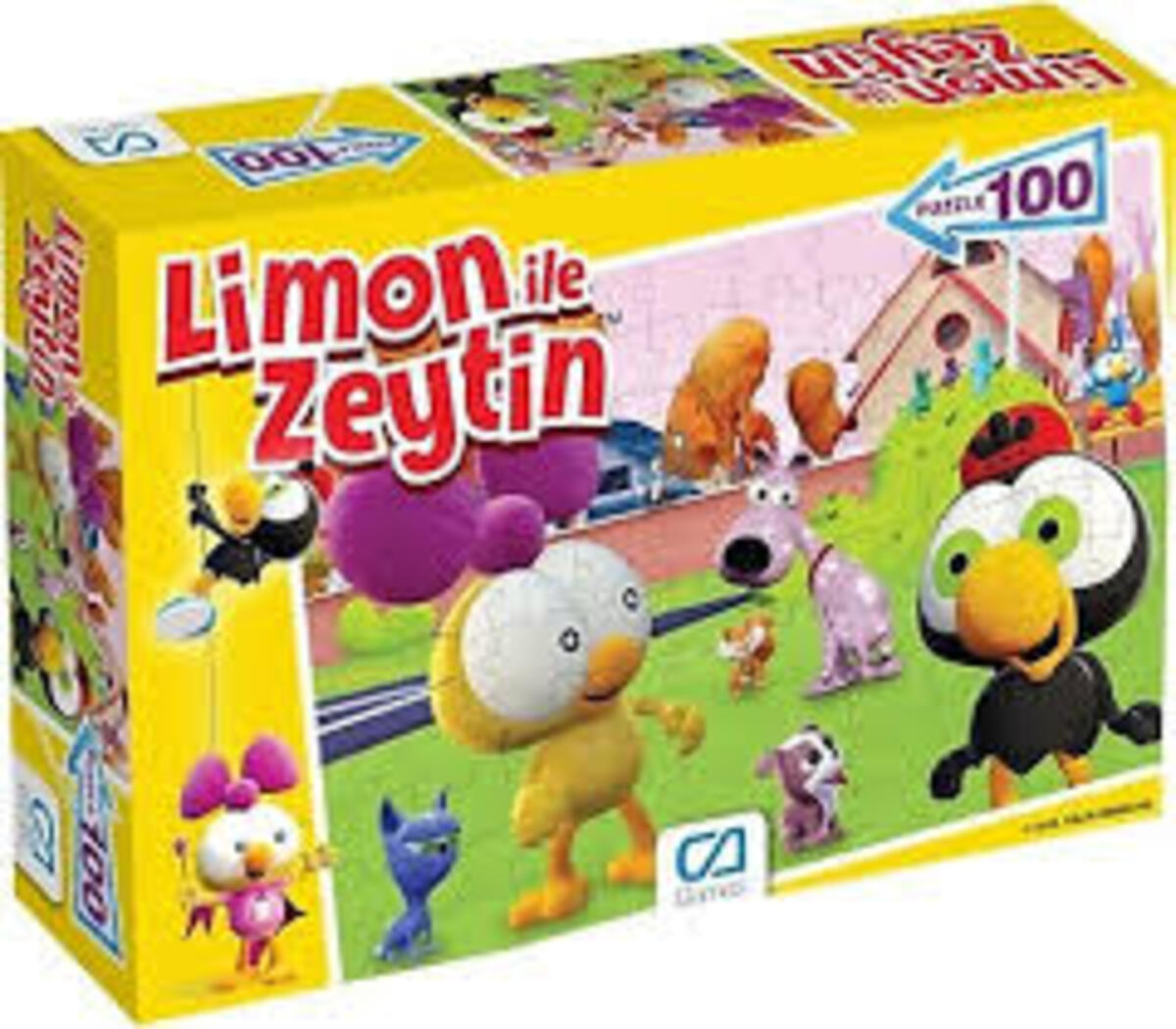 Ca Games Puzzle 100 Parça Limon İle Zeytin CA100-5084