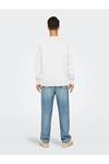 Only&Sons Erkek Sweatshirt 22033193 Ekru