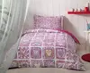 Özdilek Nevresim Takımı Tek Kişilik Ranforce Hearts Joy Pembe