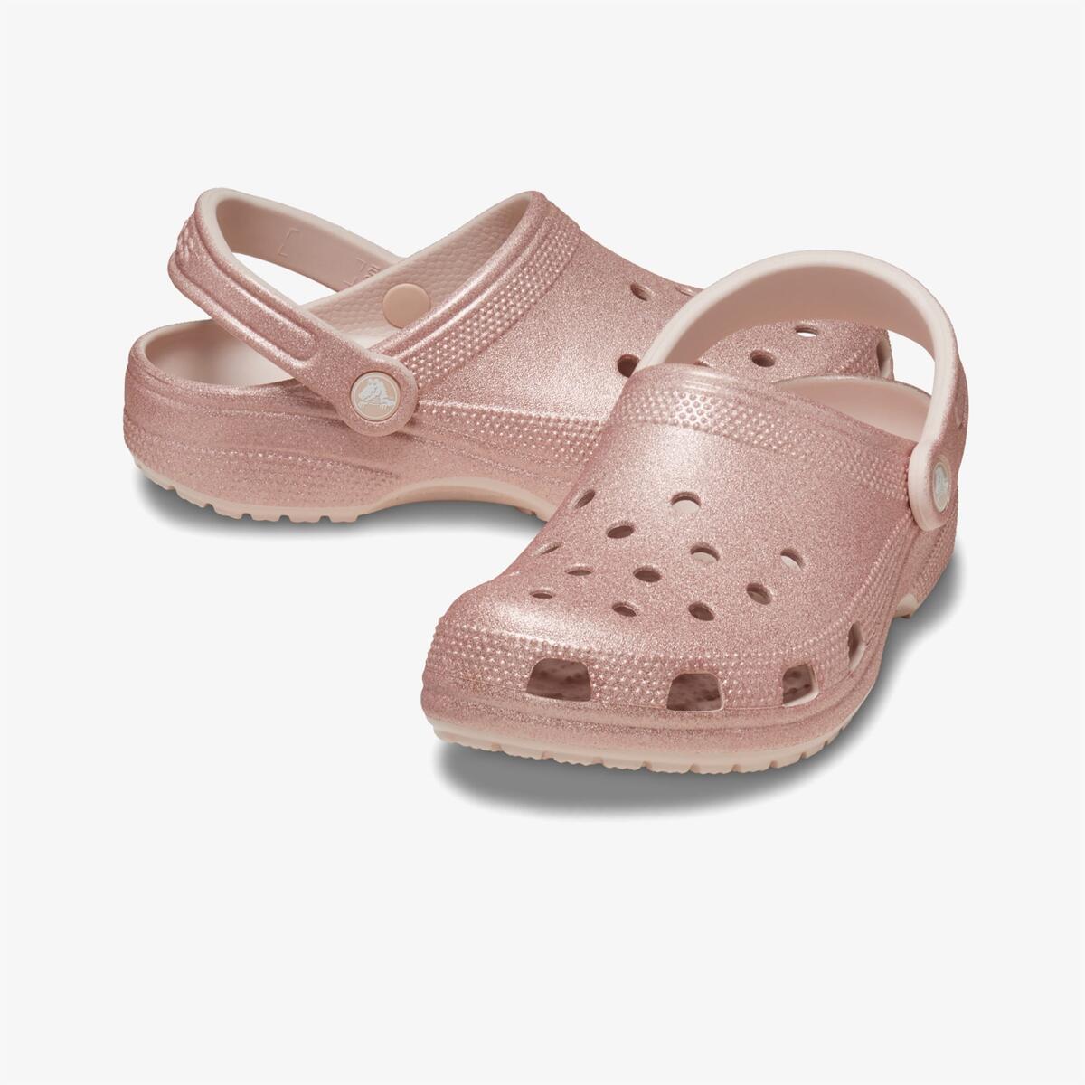 Crocs Classic Glitter Clog 205942_6WV Quartz Glitter