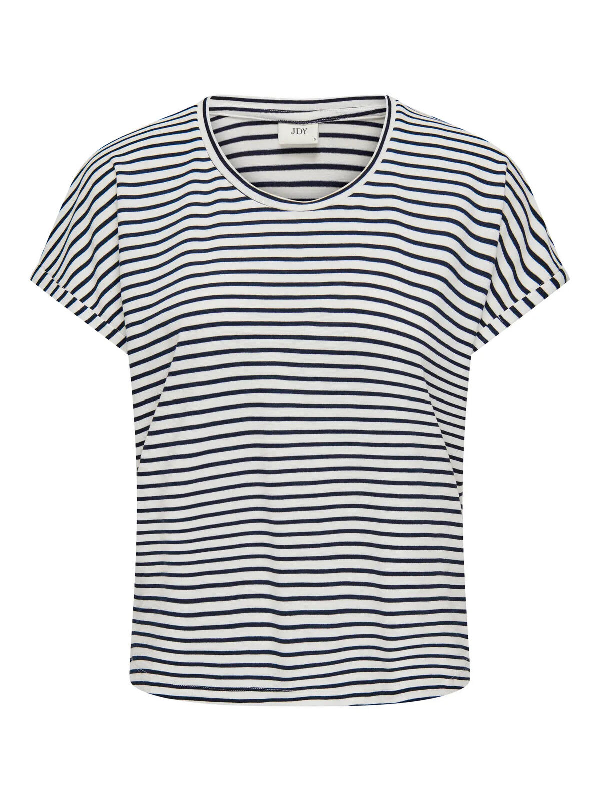 Jdy Kadın Tişört 15325267 Beyaz-Laci Çizgili