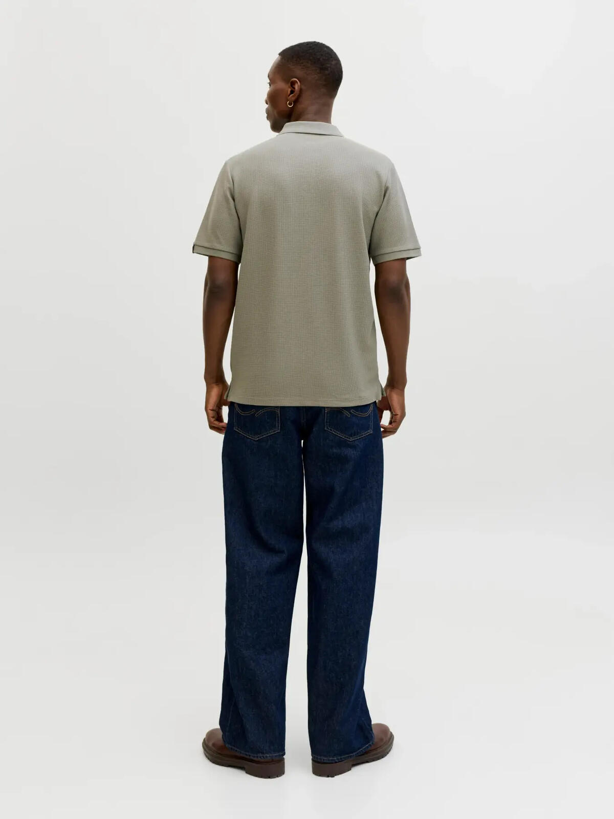 Jack&Jones Erkek Tişört 12294713 Koyu Haki