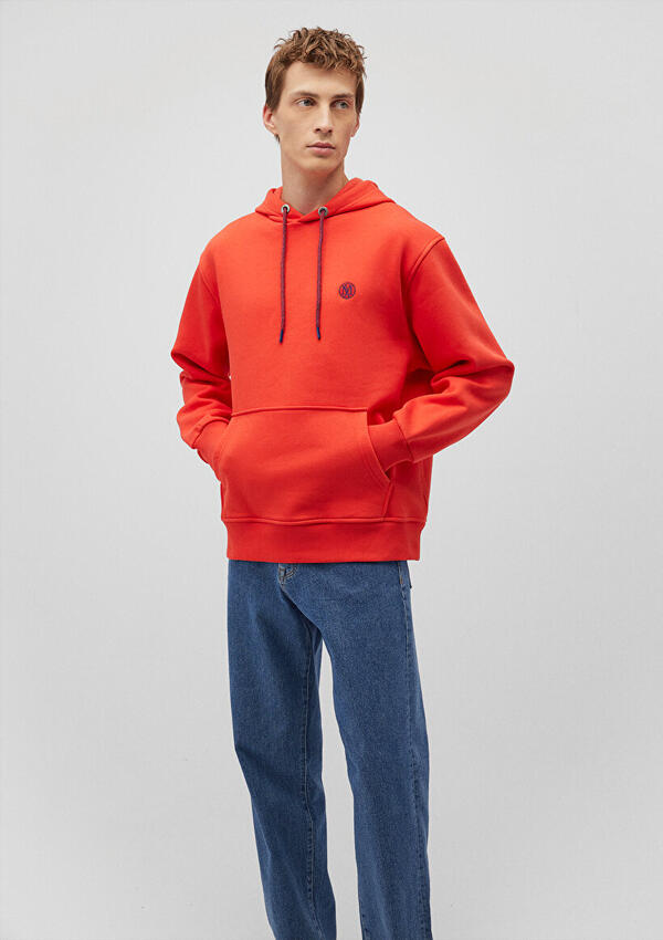 Mavi Sweatshirt M065809-70481 Kırmızı