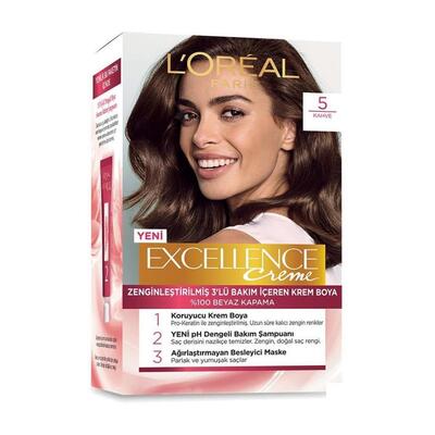 Excellence Saç Boyası No:5 Kahve (Dy)