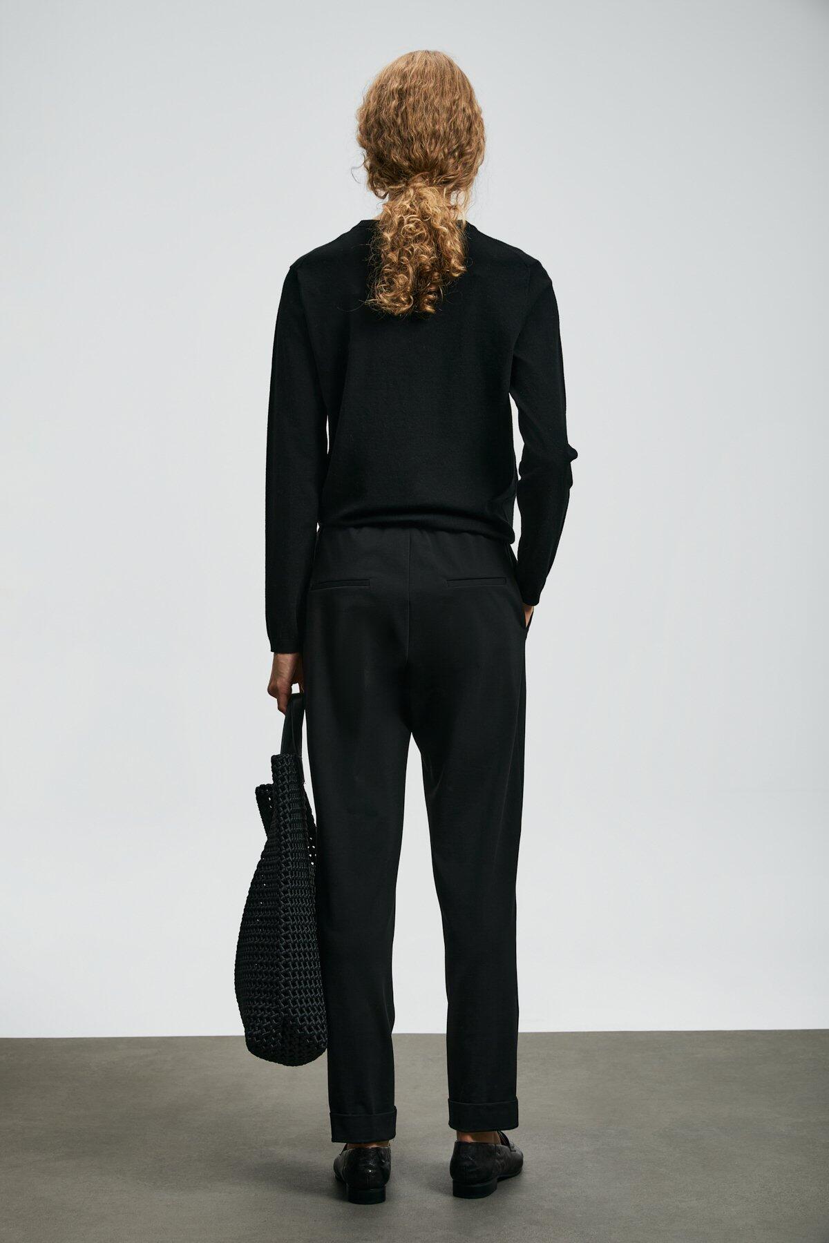 Lufıan Kadın Kazak Hoper 122090038 Siyah