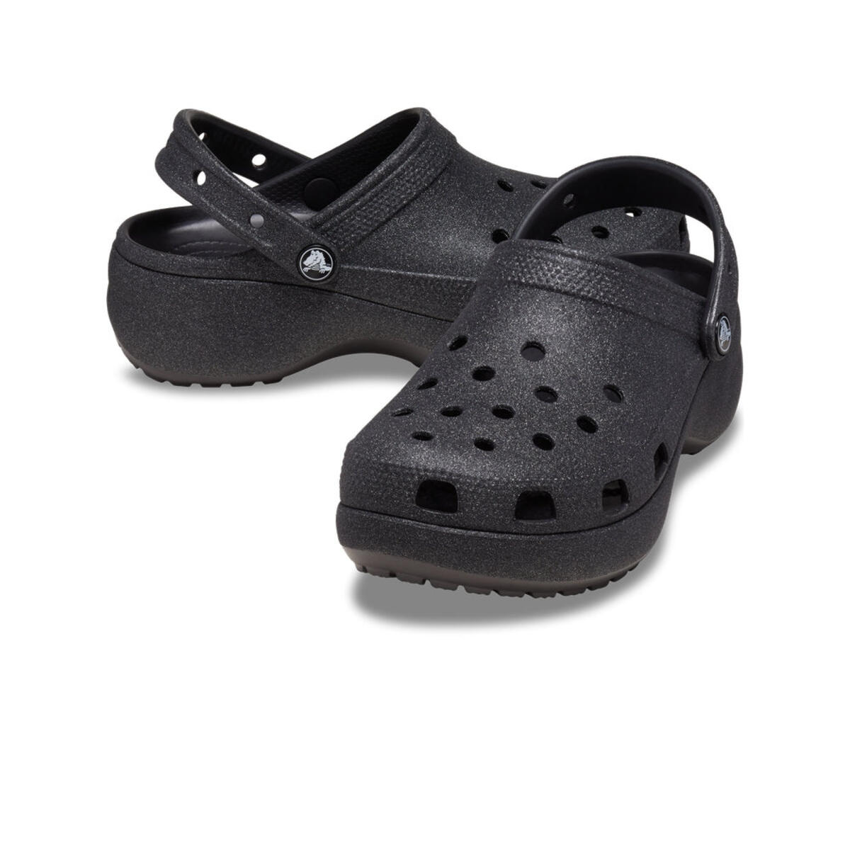 Crocs Classic Platform Glitter Clog 207241_001 Black