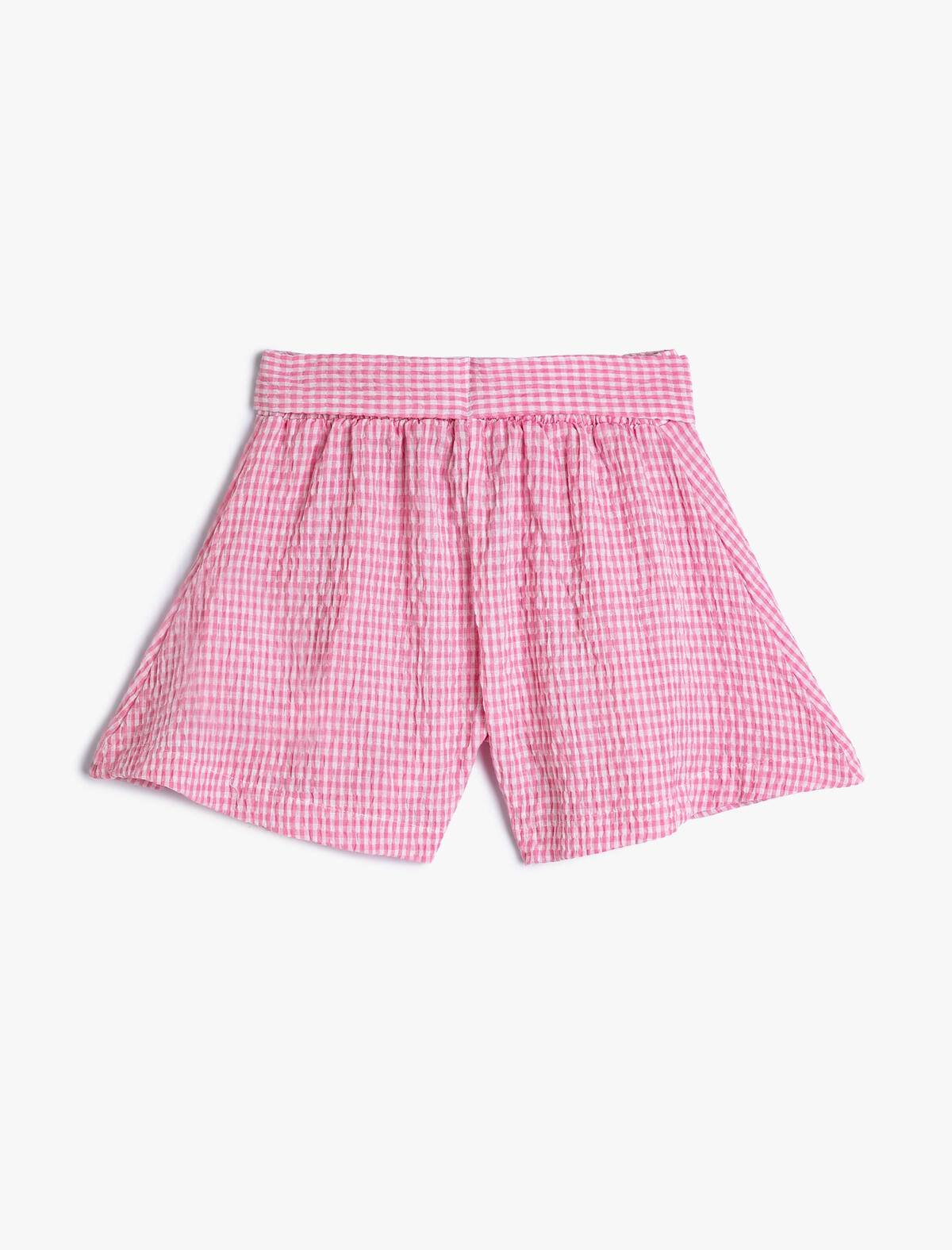 Koton Şort Kız Çocuk 4SKG40011AW Pembe Ekose
