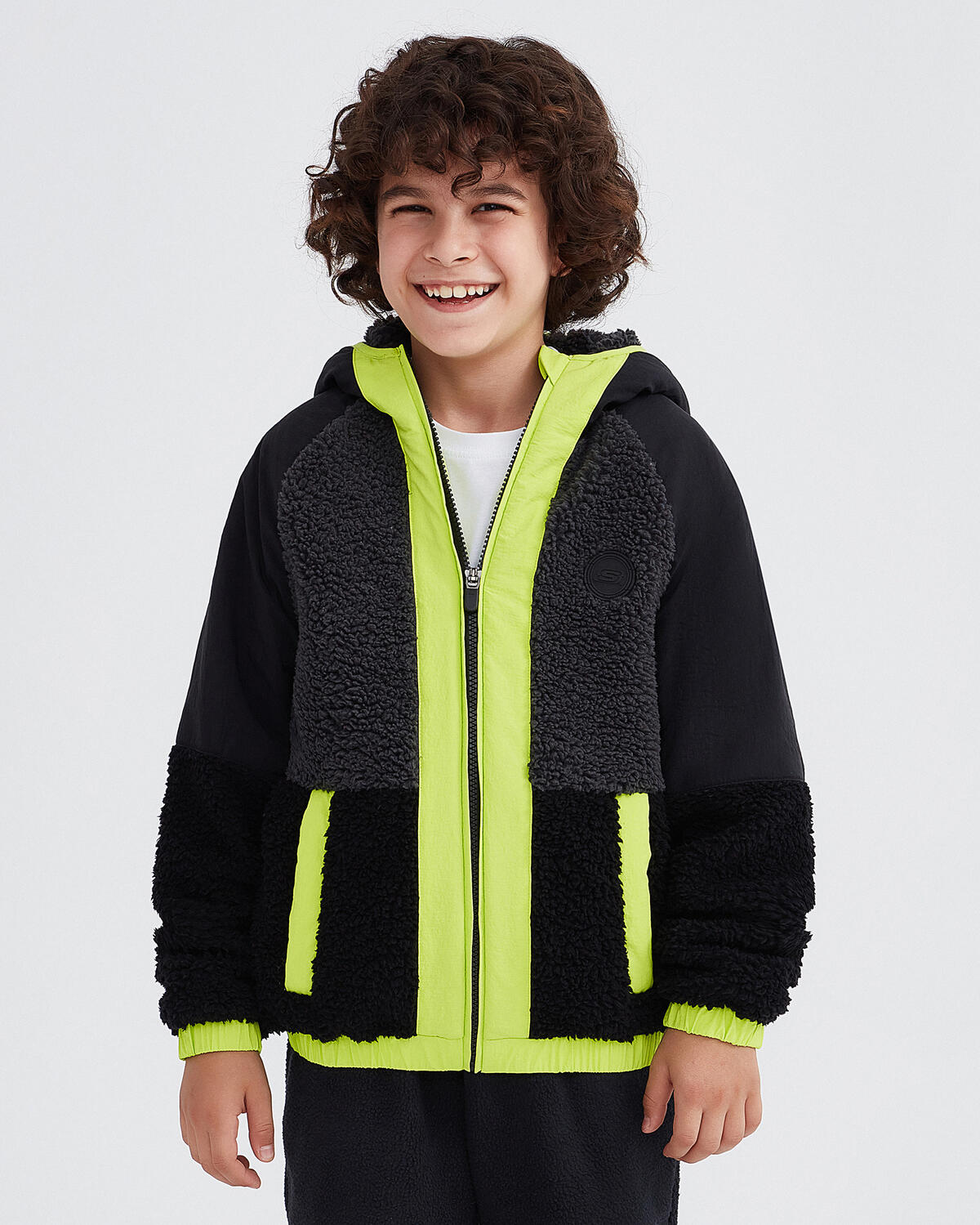 Skechers B Outdoor Fleece Full Zip Sherpa Sk232203-001 Siyah