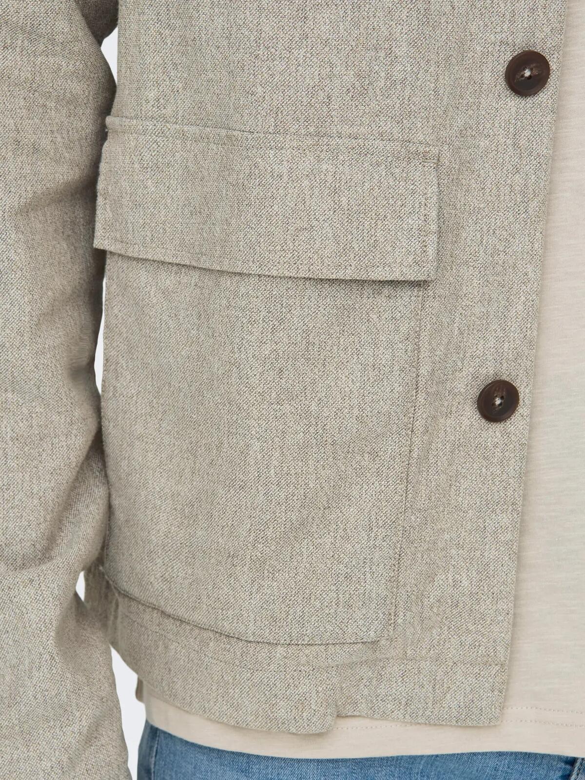 Only&Sons Ceket 22031579 Ekru