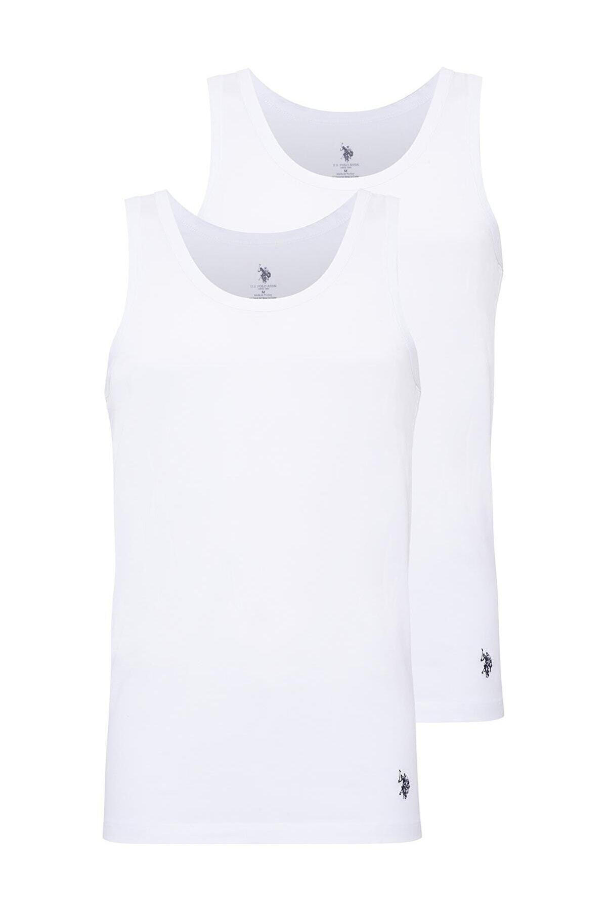 U.S Polo Assn. Erkek Atlet 2Li 90000 Beyaz